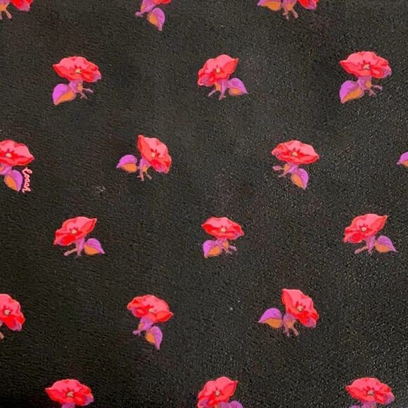 COACH NWT LG COSMETIC POUCH BAG DISNEY SNOW WHITE AND THE SEVEN DWARFS SNEEZY - Picture 8 of 9